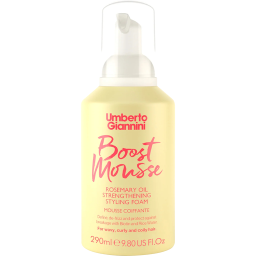Umberto Giannini Strong Curls Rosemary Oil Strengthening Styling Foam 290 ML