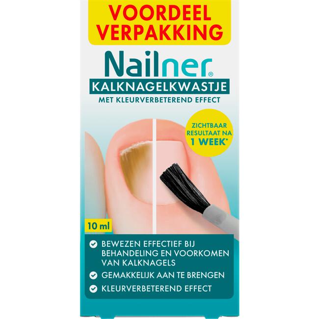 Nailner Kalknagelkwastje 2in1 10ML
