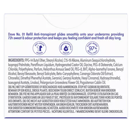 Dove Original Antiperspirant Deodorant Refill 35 ML