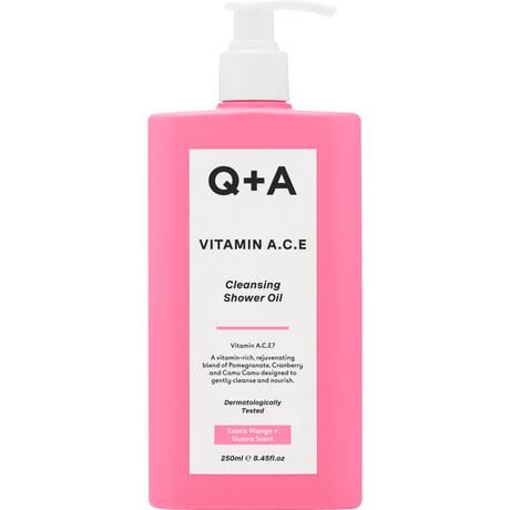 Q+A Vitamin A.C.E Cleansing Shower Oil 250  ML