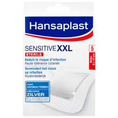 Hansaplast Antibacterial XXL Sensitive 5 Pleisters