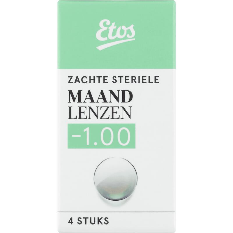 Etos Zachte Maandlenzen -1.00 4 stuks