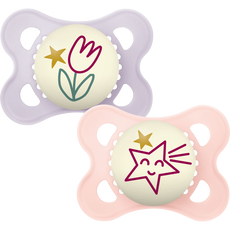 MAM Original Night 0-6M Pink 2 stuks