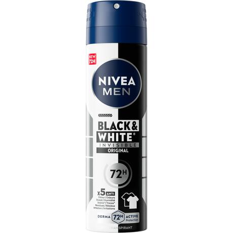 NIVEA MEN Black & White Invisible Original Deodorant Spray 150 ML
