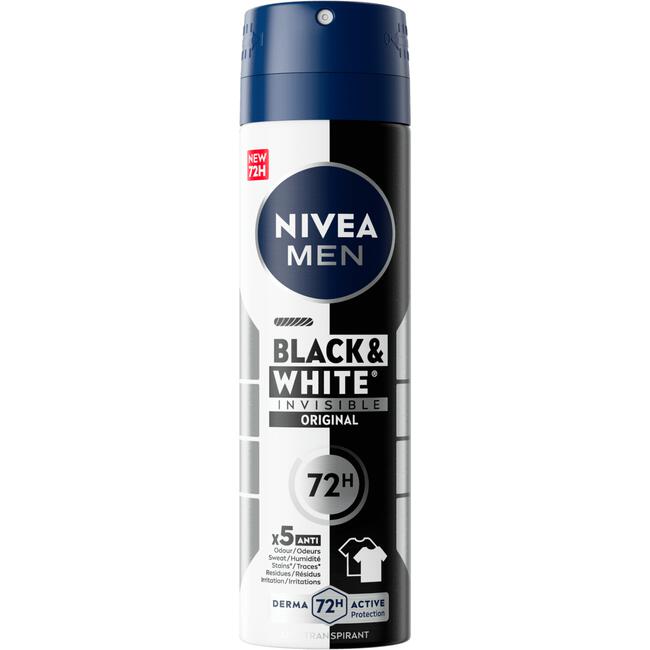 NIVEA Black & White Invisible Original Deodorant Spray 150 ML