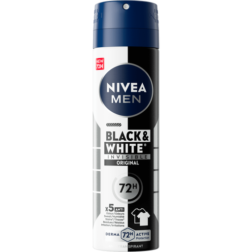 NIVEA MEN Black & White Invisible Original Deodorant Spray 150 ML