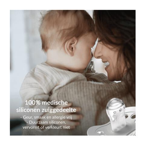 Difrax Dynamic Fopspeen 6-18M Night&Day Girl