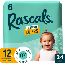Rascals Premium Luiers Maat 6 15-20 KG 24 stuks