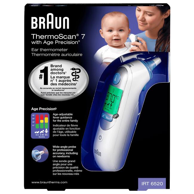 militie Rijden Executie Braun ThermoScan 7 IRT6520WE Infrarode Oorthermometer 1 EA | Etos