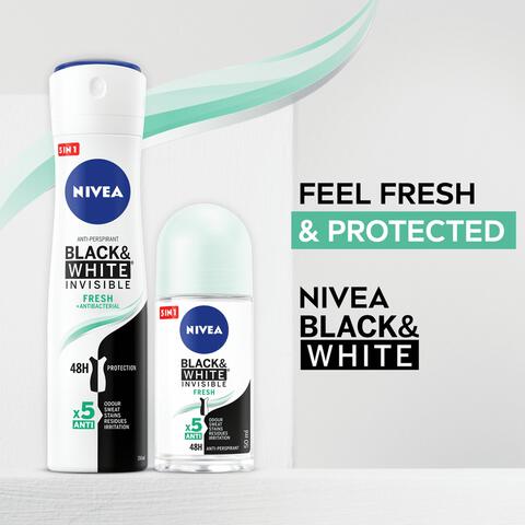 NIVEA Black & White Invisible Fresh Deodorant Spray 150 ML