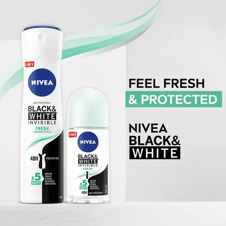 NIVEA Black & White Invisible Fresh Deodorant Spray 150 ML