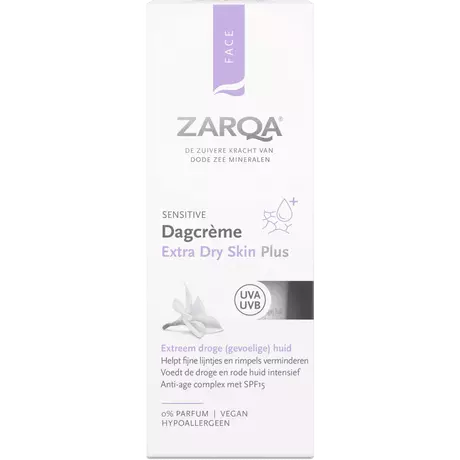 ZARQA Extra Dry Skin Plus SPF15 Sensitive Dagcrème 50 ML