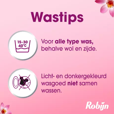 Robijn Quick Wash Vloeibaar Wasmiddel Sunset Bloom 837 ML