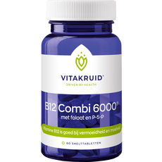 Vitakruid B12 Combi 6.000® met folaat en P-5-P - 60 smelttabletten