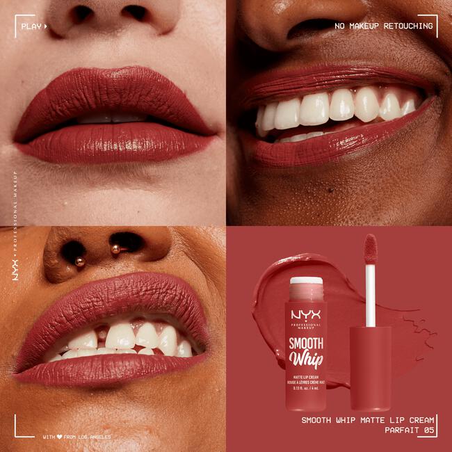 NYX Professional Makeup Smooth Whip Matte Lippenstift 05 Parfait
