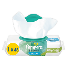 Pampers Harmonie Aqua Billendoekjes 48 Stuks