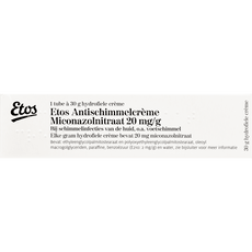 Antischimmelcrème Miconazolnitraat 20 mg/g