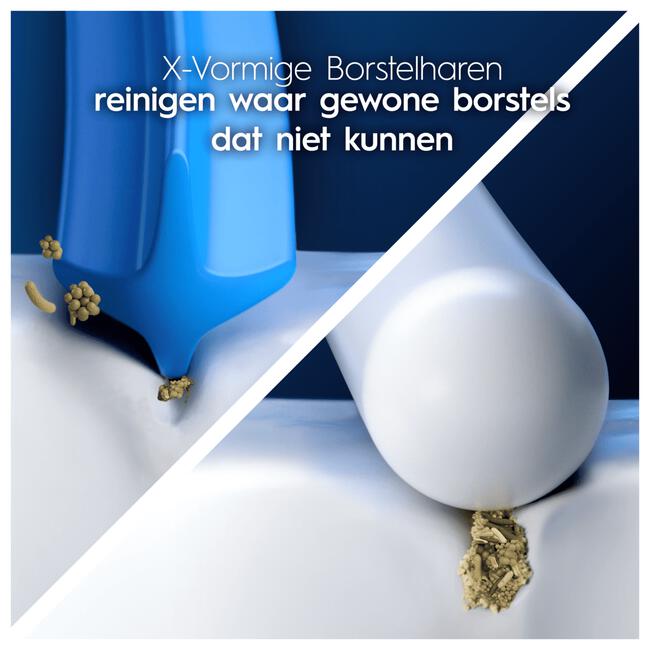 Oral-B Sensitive Clean Opzetborstels Wit 4 Stuks