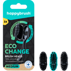 happybrush EcoChange Navulverpakking Opzetborstels 3 stuks 