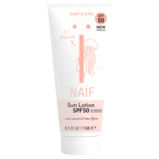 Naïf Zonnebrand Lotion Parfumvrij voor Baby & Kids Factor 50 15ml
