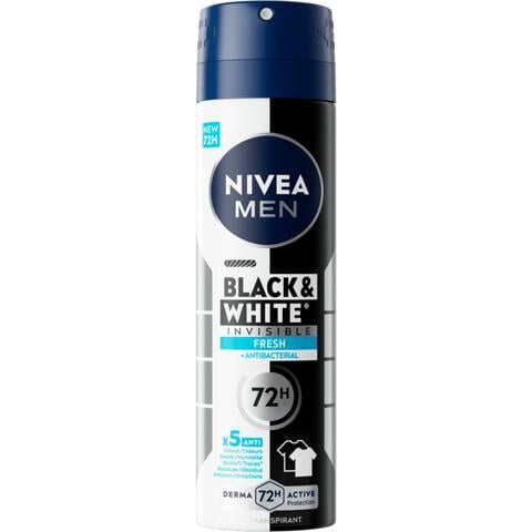 NIVEA MEN Black & White Invisible Fresh Deodorant Spray 150 ML