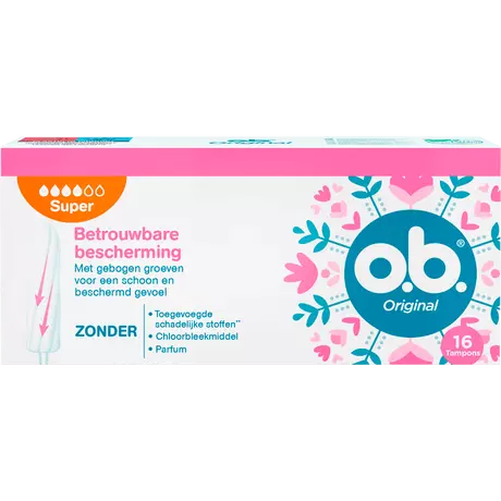 o.b.® Original Tampons Super 16 stuks