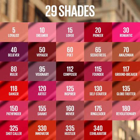 Maybelline New York Superstay Matte Ink 180 Revolutionary