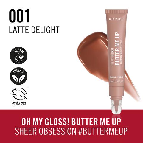 Rimmel London Oh My Gloss Butter Me Up Lip Butter 001 Latte Delight