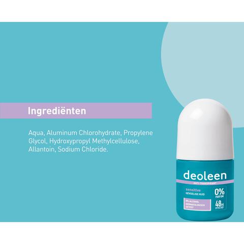 Deoleen Sensitive Anti-Transpirant Deodorant Roller 50 ML