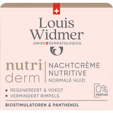 Louis Widmer Nutriderm Nachtcrème Nutritive Zonder Parfum 50 ML