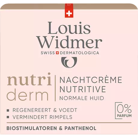 Louis Widmer Nutriderm Nachtcrème Nutritive Zonder Parfum 50 ML