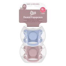 Etos Fopspeen 18+ Maanden Roze/Violet 2 stuks