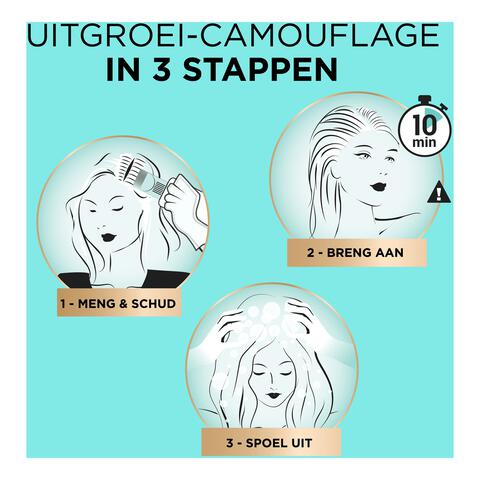 L'Oréal Paris Magic Retouch Permanente Haarverf 5 Lichtbruin