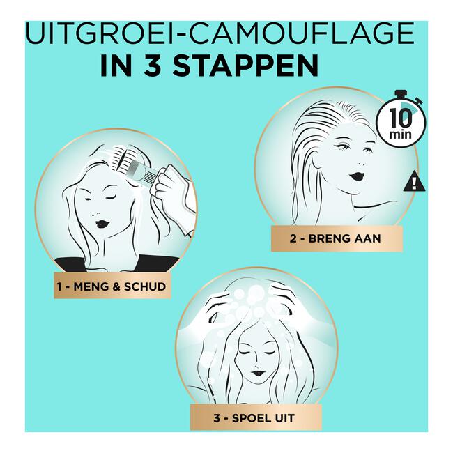 L'Oréal Paris Magic Retouch Permanente Haarverf 5 Lichtbruin