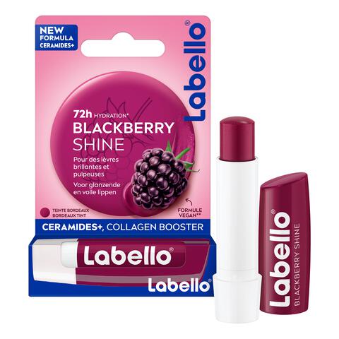 Labello Blackberry Shine 72u Hydratatie Lippenbalsem