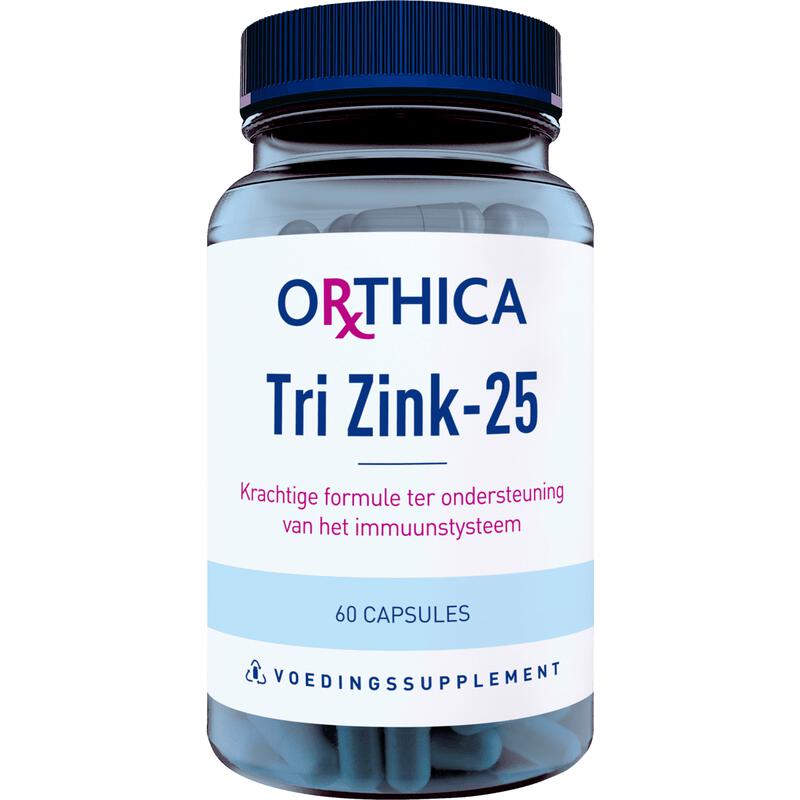 Orthica Tri-zink 25 Capsules 60 stuks