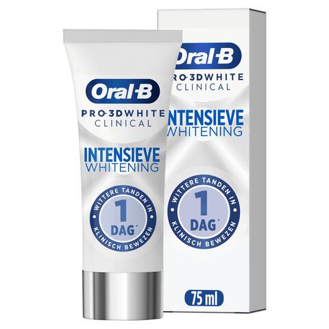 Oral-B Pro 3D White Clinical Intensieve Whitening Bright Brilliance Tandpasta 75 ML