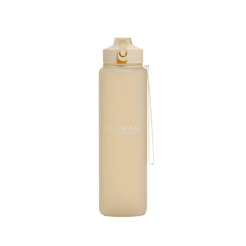 Cabau Lifestyle Bloom Water Bottle Butter Yellow 1 Liter