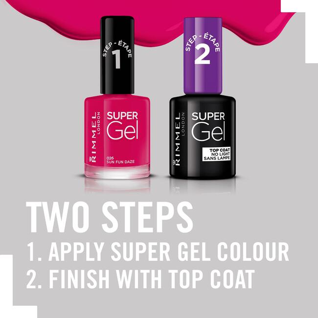 Rimmel London Super Gel Nailpolish - 026 Sun Fun Daze
