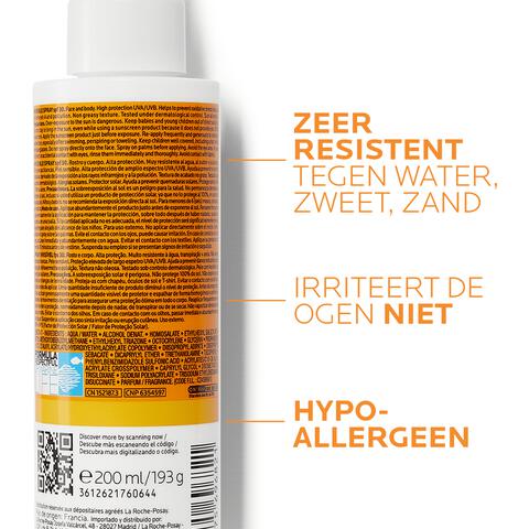 La Roche-Posay Anthelios Onzichtbare Zonnebrandspray SPF30 200 ML