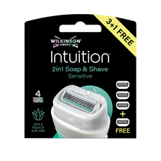 Wilkinson EU26 Intuition 2in1 Sensitive Blades 3+1 pack
