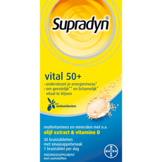 Supradyn Vital 50+ Multivitamine Voor Vijftigplussers 30 Bruistabletten