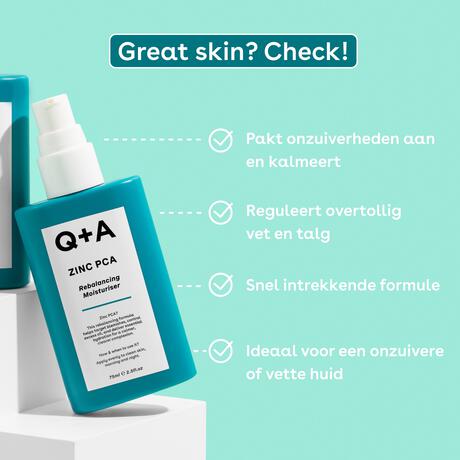 Q+A Zinc PCA Daily Moisturiser 75 ML