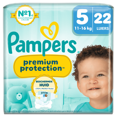 Pampers Premium Protection Luiers Maat 5 11-16 KG 22 stuks