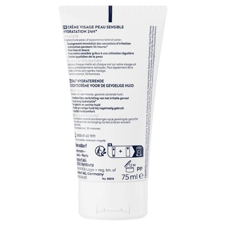 NIVEA MEN Sensitive Gezichtscrème 75 ML
