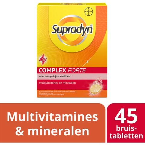 Supradyn Complex Forte Multivitamine Voor Extra Energie 45 Bruistabletten
