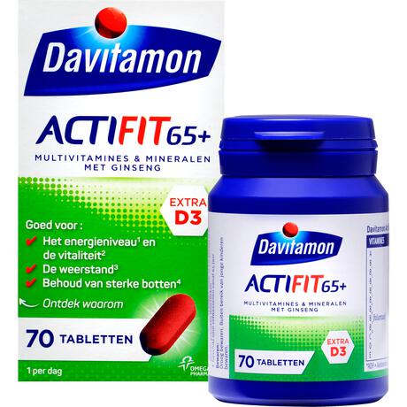 Davitamon Actifit 65+ Multivitamine 70 Stuks