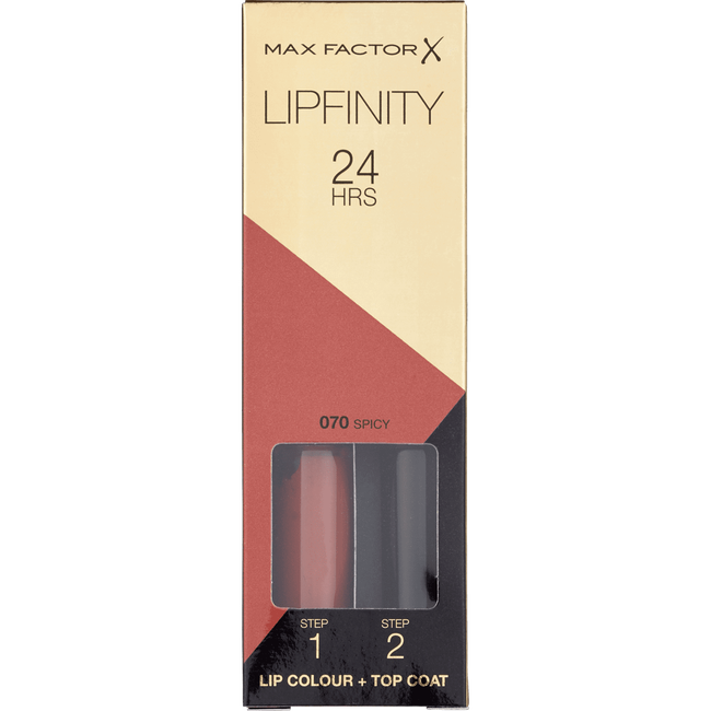 Max Factor Lipfinity Lip Colour 2Step Long Lasting Lipstick 070