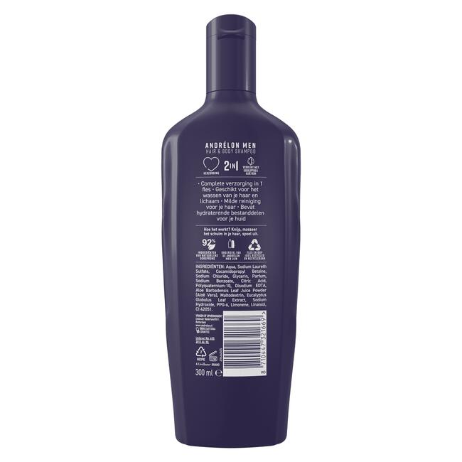 Andrélon Men Hair & Body Shampoo en Bodywash 300 ML