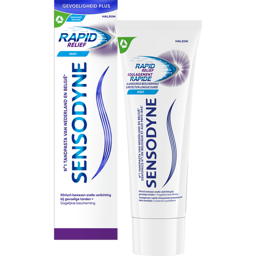 Sensodyne Rapid Relief Tandpasta, Gevoeligheid Tandvlees Tandpasta, Complete Protection Advanced, Repair Protect Whitening e.a. (8 producten)